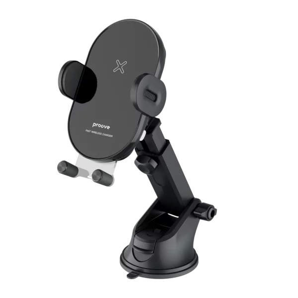 Car holder with wireless charger  Proove Rounded Energy 15W - Photo 1